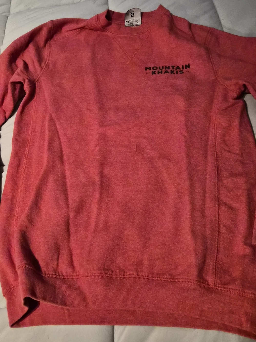 Mountain Khakis Red Crewneck Pullover Sweatshirt